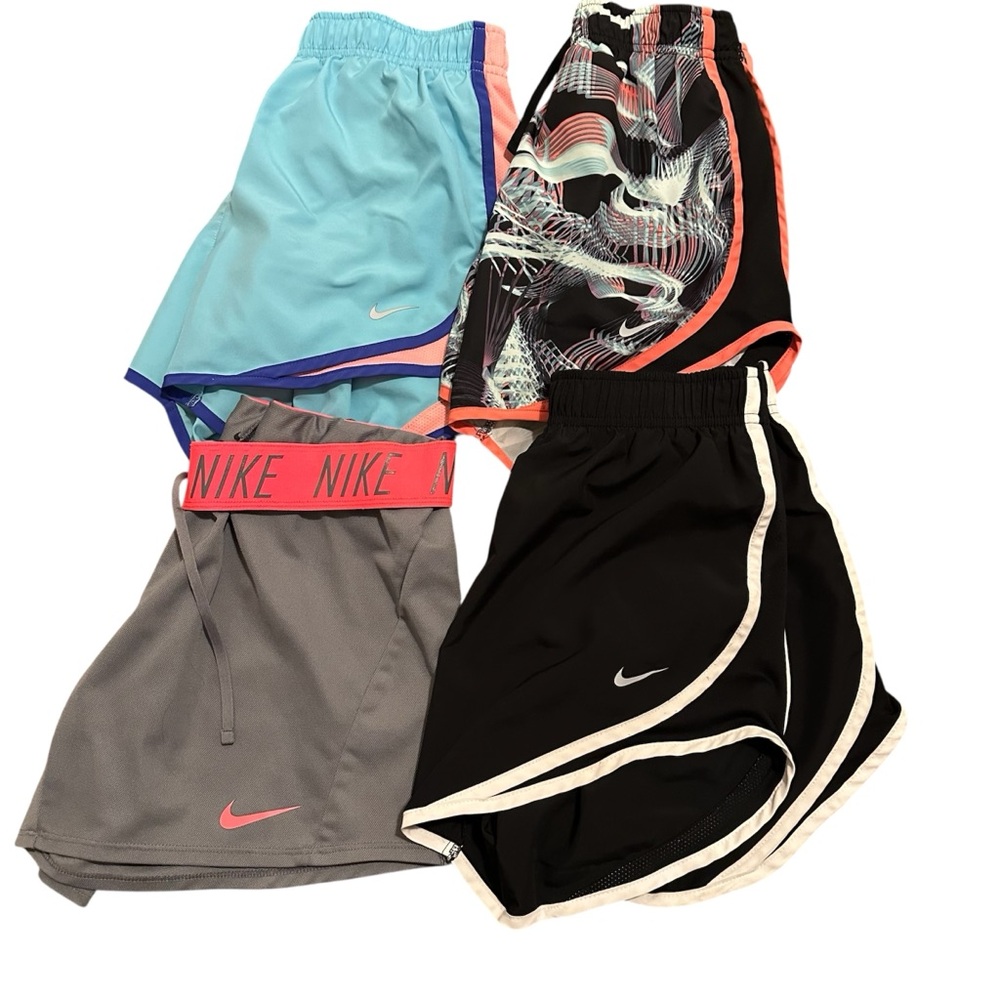 Nike Dri-fit women's athletic running shorts in assorted colors 4 pack Size S